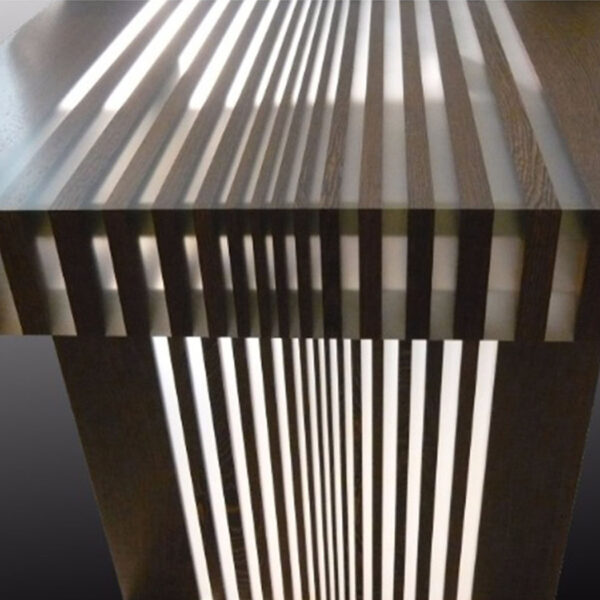 Όλα τα Τρισδιάστατα διακοσμητικά Πάνελ LAMELLUX QUERTEC Special Wenghe and clear LxResin