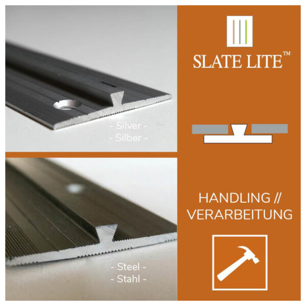 Όλα τα Αξεσουάρ SLATE LITE ΑΞΕΣΟΥΑΡ profile strips 250cm Προφίλ ενώσεων 2