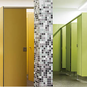 Panastone PS-104 Calacatta Gold Διαχωριστικά WC ELCUBE HPL Basic