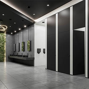 Panastone PS-104 Calacatta Gold Διαχωριστικά WC ELCUBE HPL Full Height