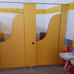 Panastone PS-104 Calacatta Gold Διαχωριστικά WC ELCUBE HPL Kids