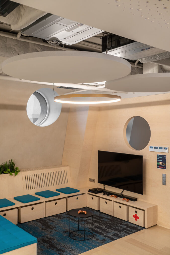 Acoustic System Interior Fantoni Ceiling