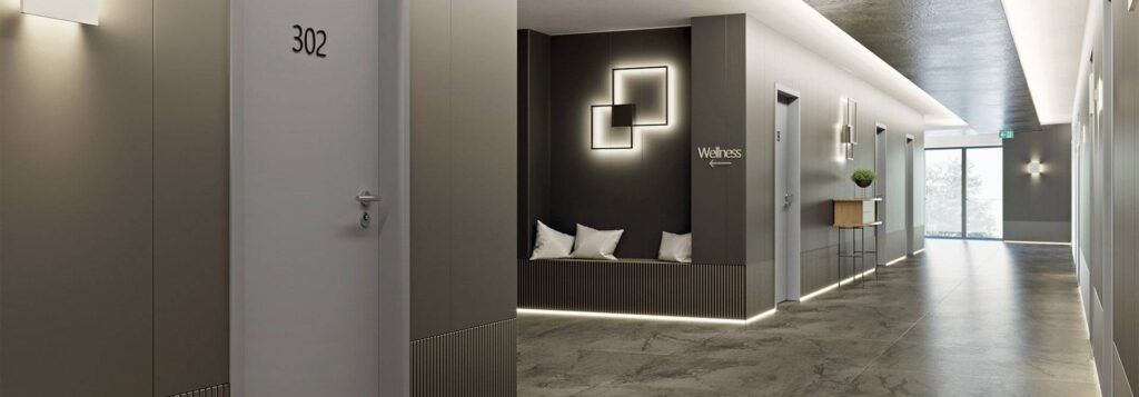 Door Design Hospitality Sector Westag Fenix Soundproof doors FX 0752 NTM Grigio Antrim c