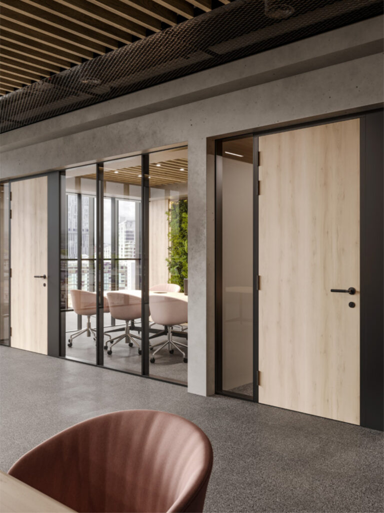 Door Design Office Sector Formica H.P.L