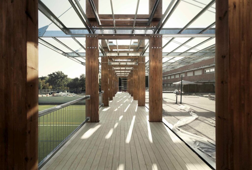 Exterior Decking Accoya Modified Wood British Council School Madrid
