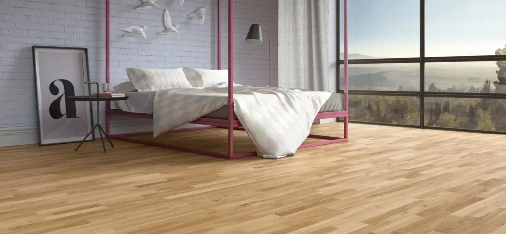 Flooring Bedroom Design Baltic Engineered Wood smartOak Unique 3r Semi Matt Lacq Aranzacja