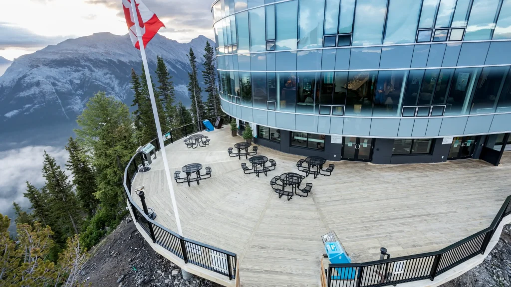 Flooring Exteror DesignDecking Accoya Wood Banff Gondola Experience Canada