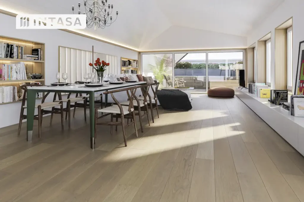 Flooring Interior Design Intasa Engineered Floor Dark Grey Oak 1 plank premium bevel super matt