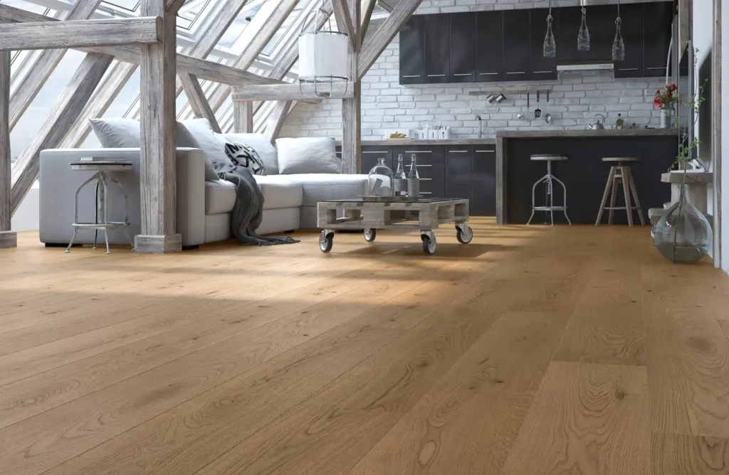 Flooring Kitchen DesignBaltic Wood Painters Frida Dab Rustic 1r Smoked Lakiet Supermat aranzacja