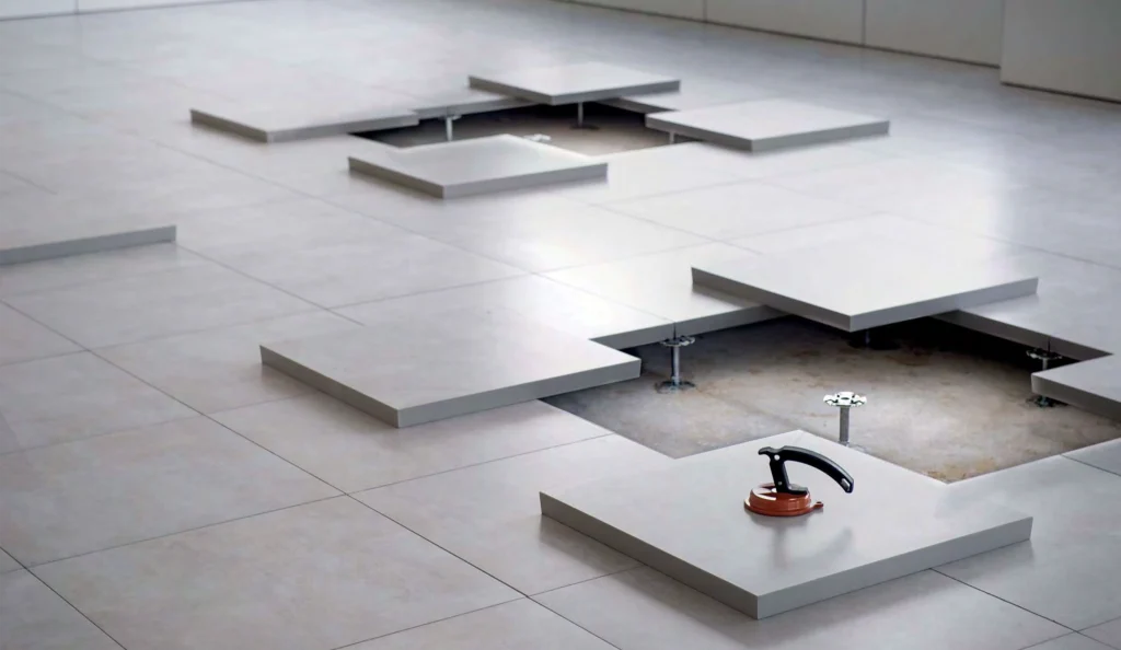 Raised Floor Flooring Office Design flip