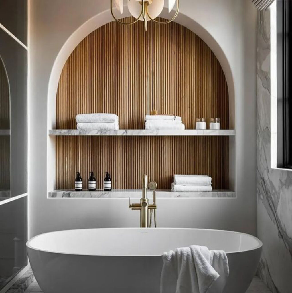 Wall Cladding Bathroom Design Latho Milled Decorative Wooden Panels a