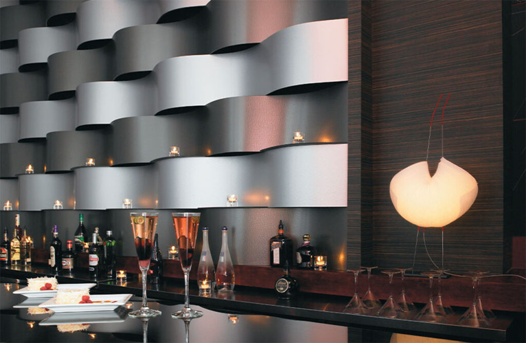Wall Cladding Hospitality Sector Homapal Metal H.P.L a