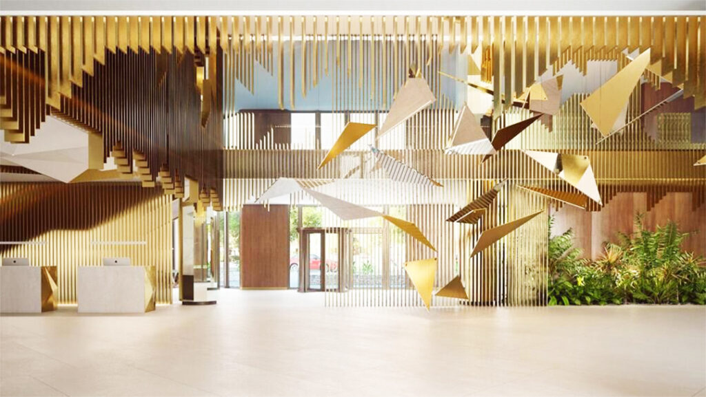 Wall Cladding Interior Design Homapal Metal H.P.L 1