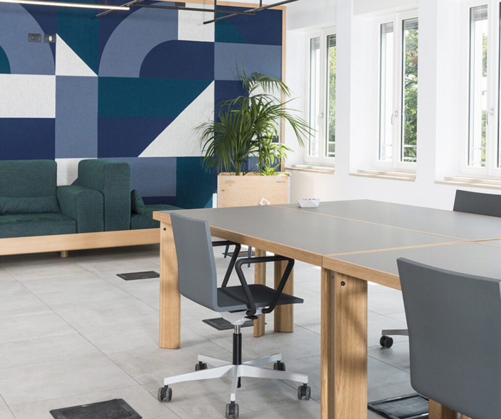 Wall Cladding Office Design Fenix 0718 Grigio Londra 0032 Bianco Kos 0720 Nero Ingo Bnbiz Hotel b