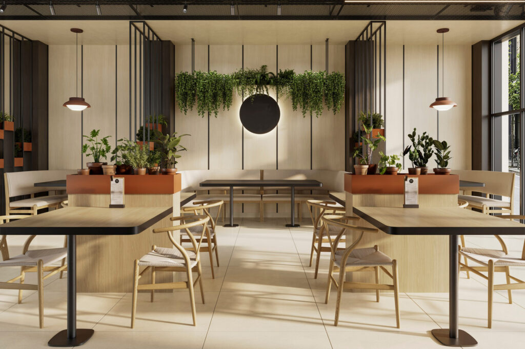 Wall Cladding Restaurant Design Formica Woods Laminate