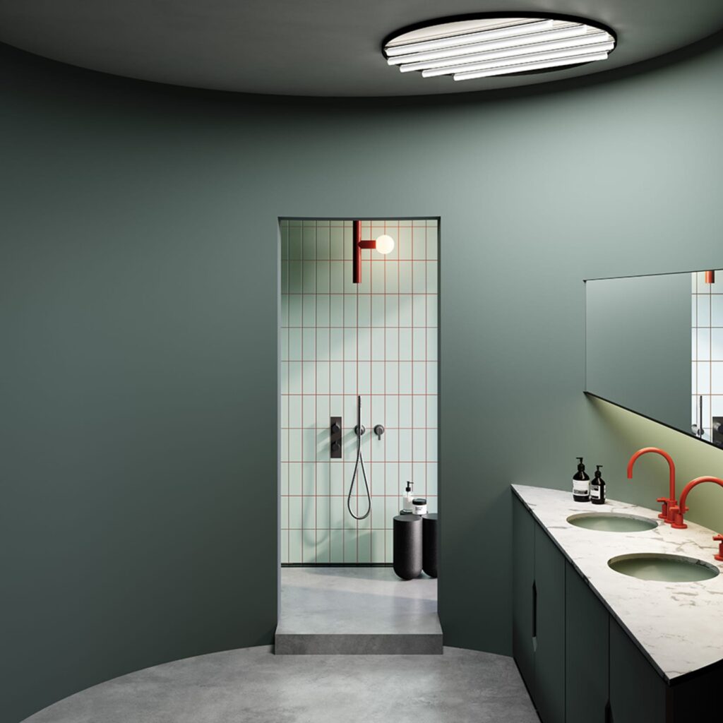 Wet Area Bathroom Design Arpa Fenix KER Compact H.P.L