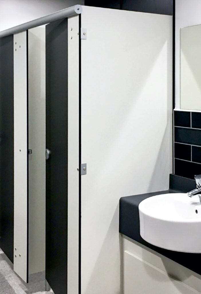 Wet Areas Education SectorWashroom Locker Benches System Formica Compact H.P.L. l