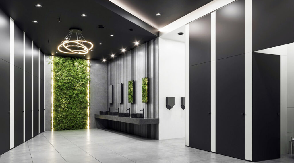 Wet Areas Education SectorWashroom Locker Benches System Formica Standard Compact H.P.L. Full High