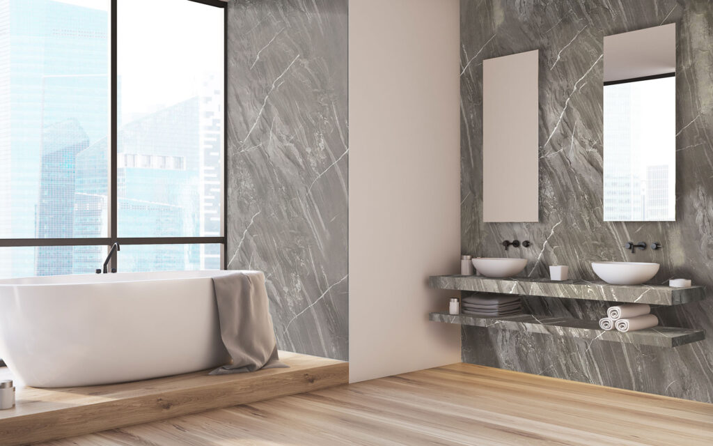 Wet Areas Home DesignBathroom H.P.L. SMart Italy canyon