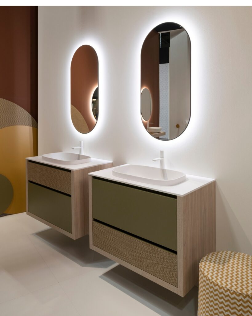 Wet Areas Hospitality Design Bathroom Arpa H.P.L. 4538 Olmo Bianco fin. Aleve
