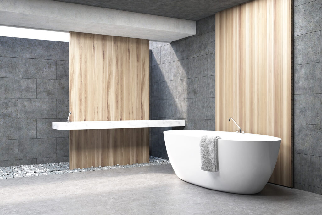 Wet Areas Hospitality Design ELBATH Wall Panelling slate Lite Thin Stone Veneer ss