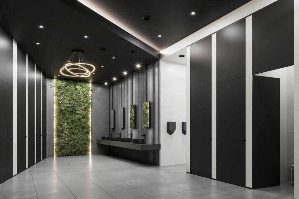 Wet Areas Washroom Sector Locker Benches System Formica Compact H.P.L