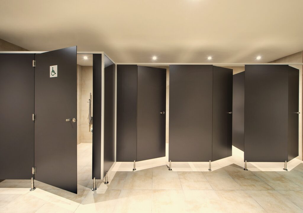 Wet Areas Washrooms Cubicle System Compact H.P.L. bb