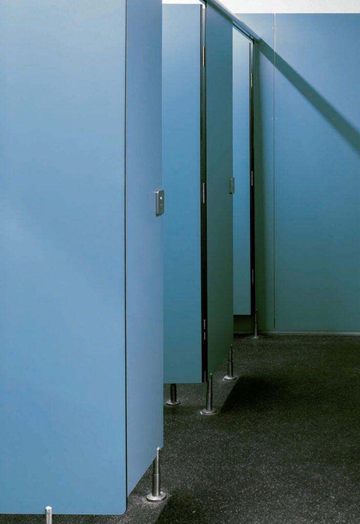 Wet Areas Washrooms Cubicle System Compact H.P.L. k