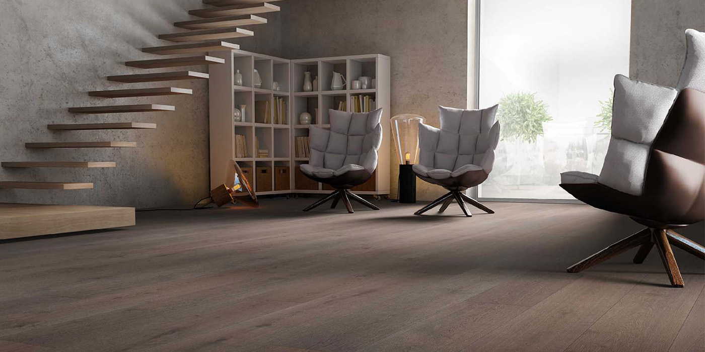 intasa 0007 ΠΡΟΓΥΑΛΙΣΜΕΝΑ ΔΑΠΕΔΑ INTASA XTRA LARGE DARK GREY DECAPE OAK