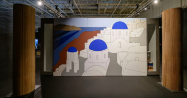 Eltop Meet The Architects santorini art wall the architect show